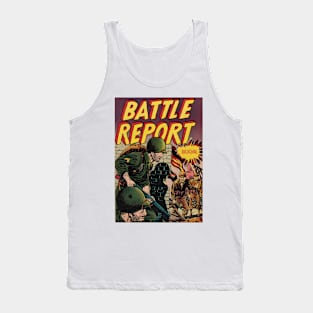 Quickly hide, they are coming! Retro Battle Report Tank Top